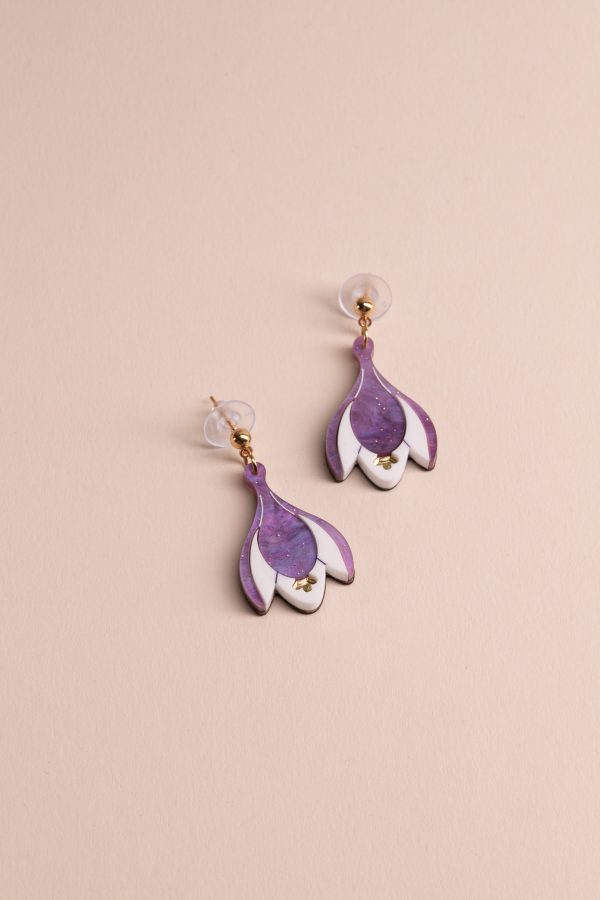ergi-earrings-crocus-purple-pins Обеци Crocus (висящи)