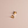 Обеци на щифт Golden Hearts (Small)