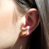 Обеци на щифт Golden Hearts (Small)