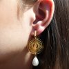 ergi-earrings-golden-sun-on-ear Обеци Golden Sun