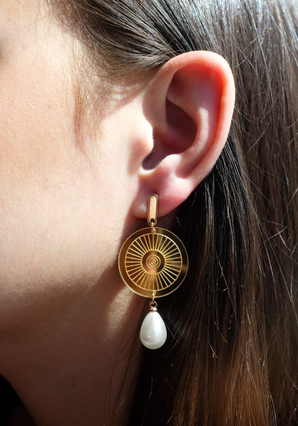 ergi-earrings-golden-sun-on-ear Обеци Golden Sun
