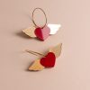 ergi-earrings-heart-with-wings-red-gold-1 Обеци Winged Hearts (Red-Gold)