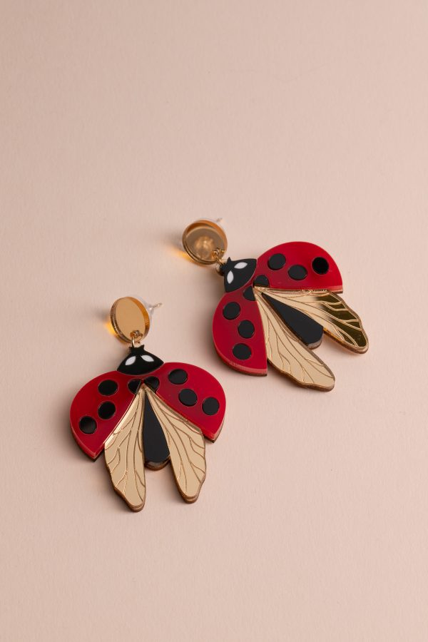 Обеци Ladybug