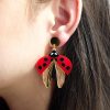 Обеци Ladybug