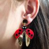 Обеци Ladybug