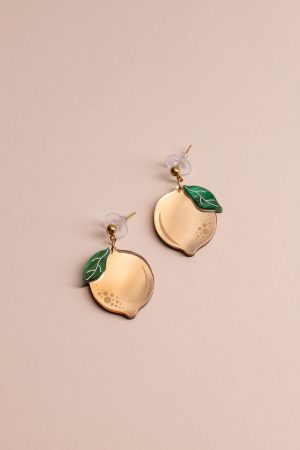 Обеци Golden Lemon