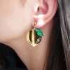ergi-earrings-lemons-golden-on-ear-1 Обеци Golden Lemon