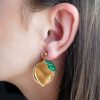 ergi-earrings-lemons-golden-on-ear-2 Обеци Golden Lemon