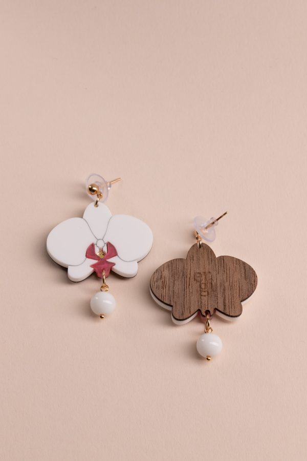 ergi-earrings-orchids-white-pink-back Обеци Orchids White and Pink