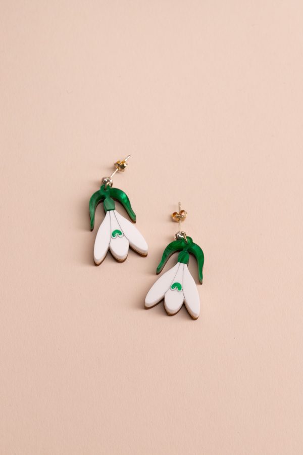 ergi-earrings-snowdrop-pins-silver Обеци Snowdrops (Silver)