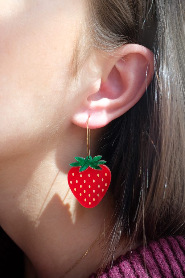 Обеци Strawberry