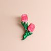 Обеци на щифт Tulips