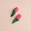 Обеци на щифт Tulips