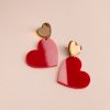 ergi-earrings-two-hearts-red-gold Обеци Heart Echo