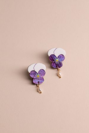 ergi-earrings-violets-medium-purple Обеци Violets (Middle)