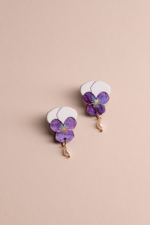 ergi-earrings-violets-medium-purple Обеци Violets (Middle)