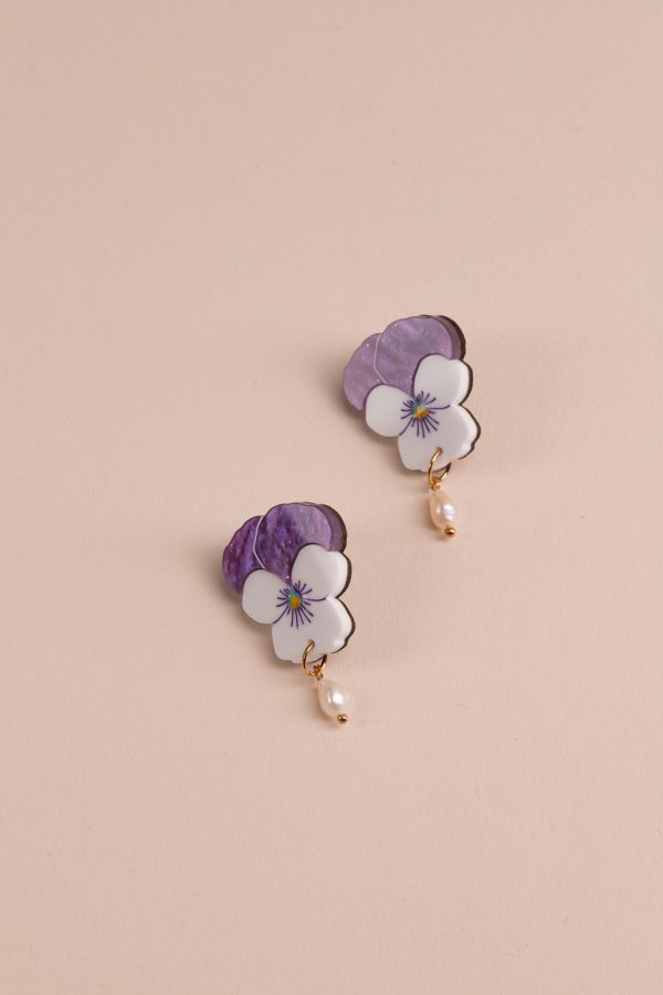 ergi-earrings-violets-medium-white Обеци Violets White (Middle)