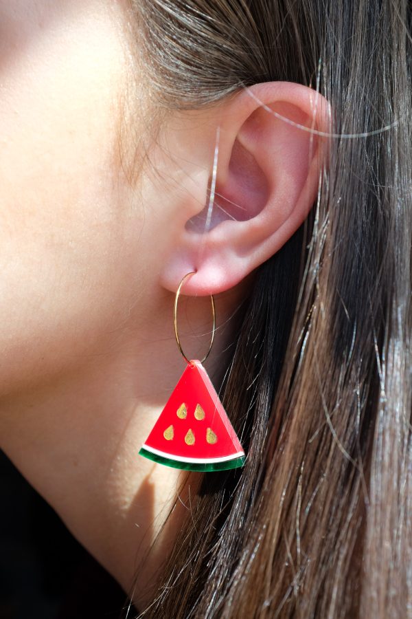Обеци Watermelon