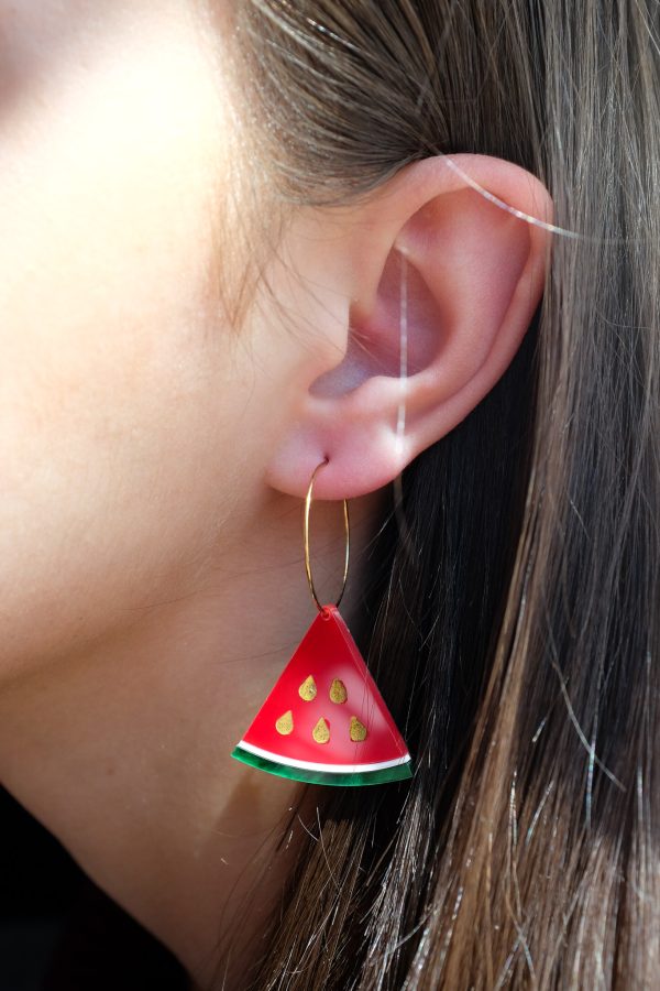 Обеци Watermelon