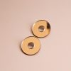 Обеци Donut Gold Mirror