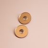 Обеци Donut Gold Mirror