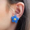 Обеци на щифт Forget Me Not (Big)