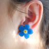 Обеци на щифт Forget Me Not (Big)