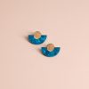 ergi-earrings-parabola-blue-gold Обеци Parabola Blue Marble & Gold Mirror