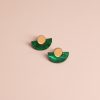 ergi-earrings-parabola-green-gold-1 Обеци Parabola Green Marble & Gold Mirror