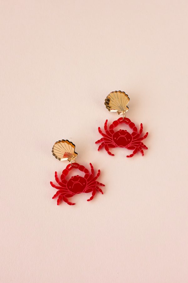 Обеци Crab