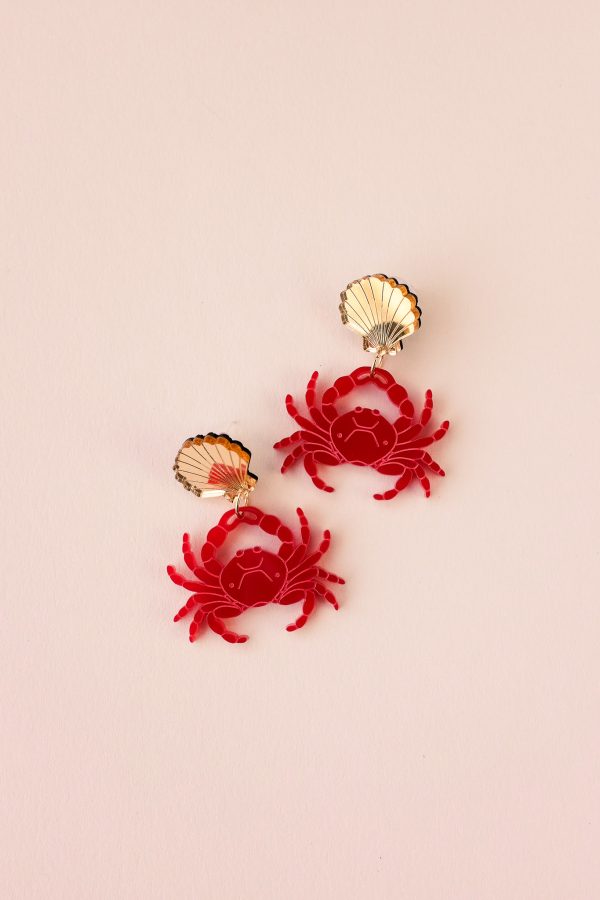 Обеци Crab