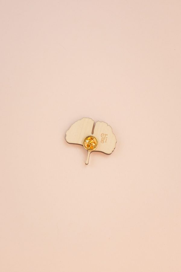 Брошка Ginkgo Leaf