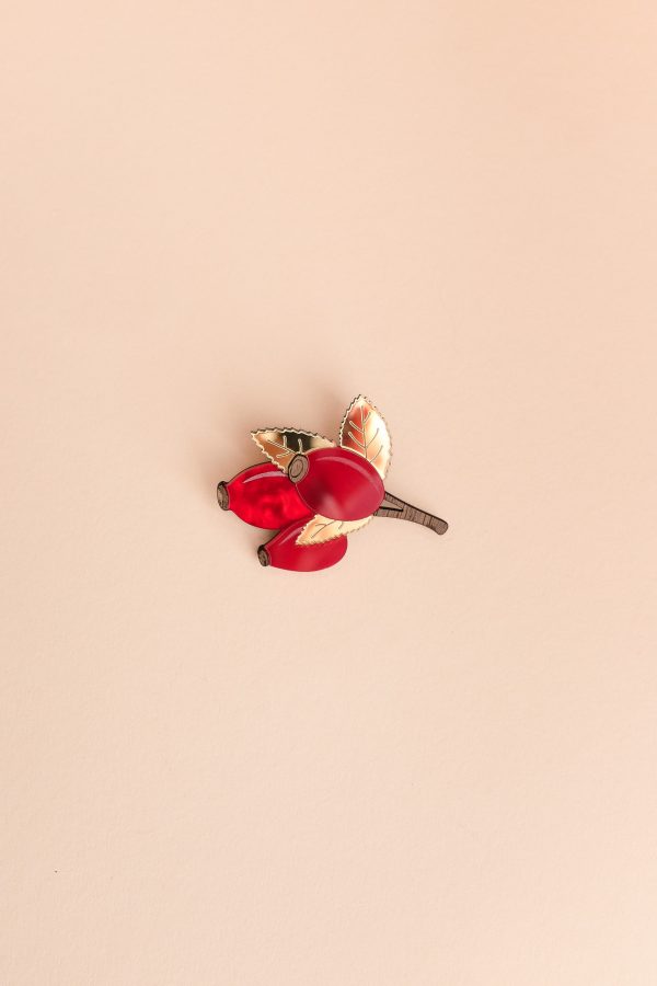 Брошка Rosehip